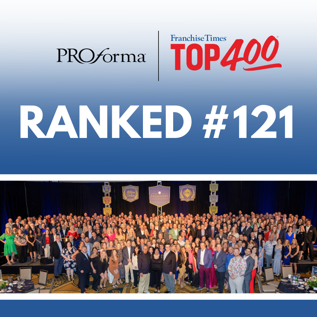 Proforma 121 on Franchise 400 list